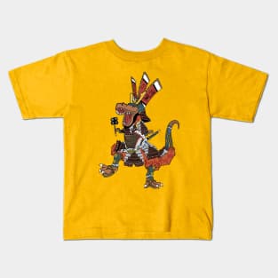 Tyrannosaurus Shogun Kids T-Shirt